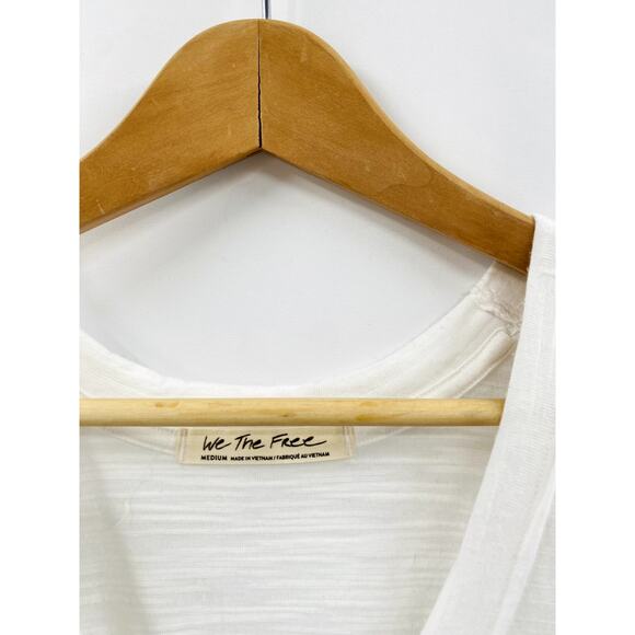 Free People white oversized tunic tee - Picture 3 of 6